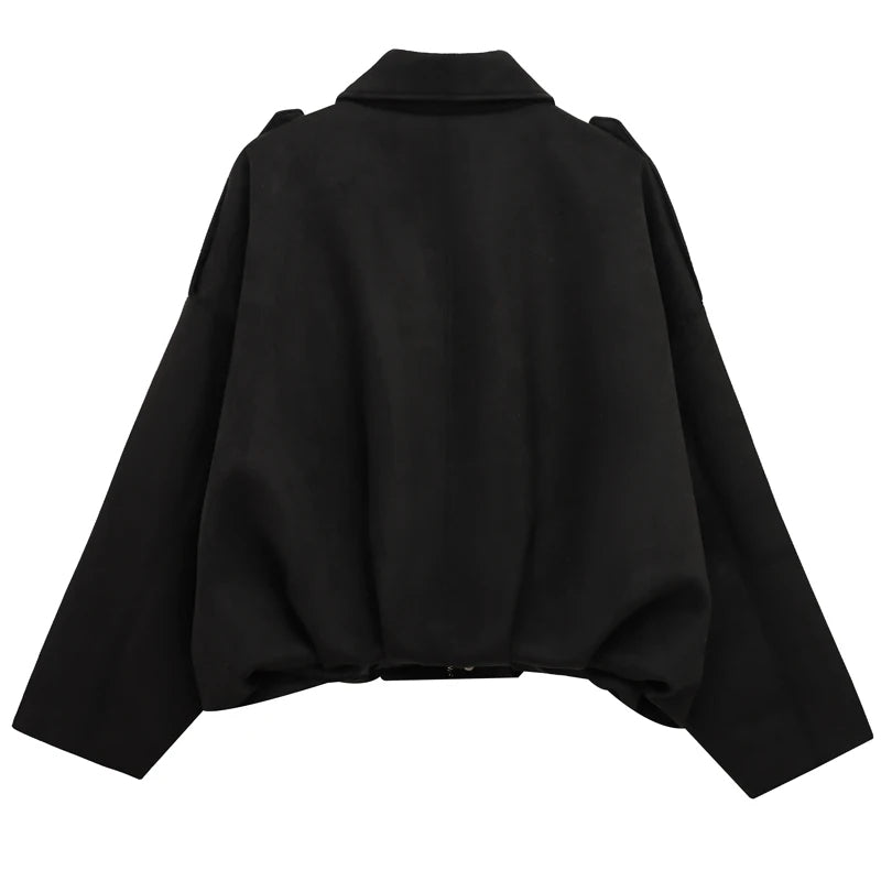 Ember Faux Suede Crop Jacket