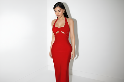 Selviera Halter Maxi Dress