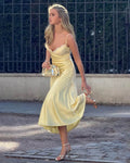The Amalfi Satin Dress