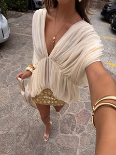 The Riveria V Neck Top