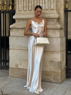 The Amalfi Satin Dress