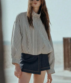 The Harper Plaid Bomber Jacket