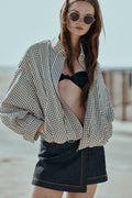 The Harper Plaid Bomber Jacket