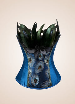 Gothic Peacock Corset – Halloween Edition