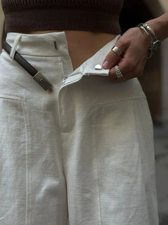 The Column Linen Trouser