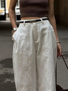 The Column Linen Trouser