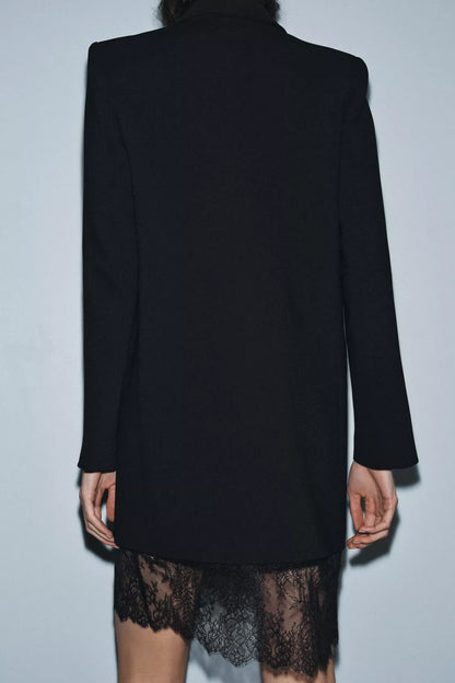 Ètoile Sleek Lace Blazer