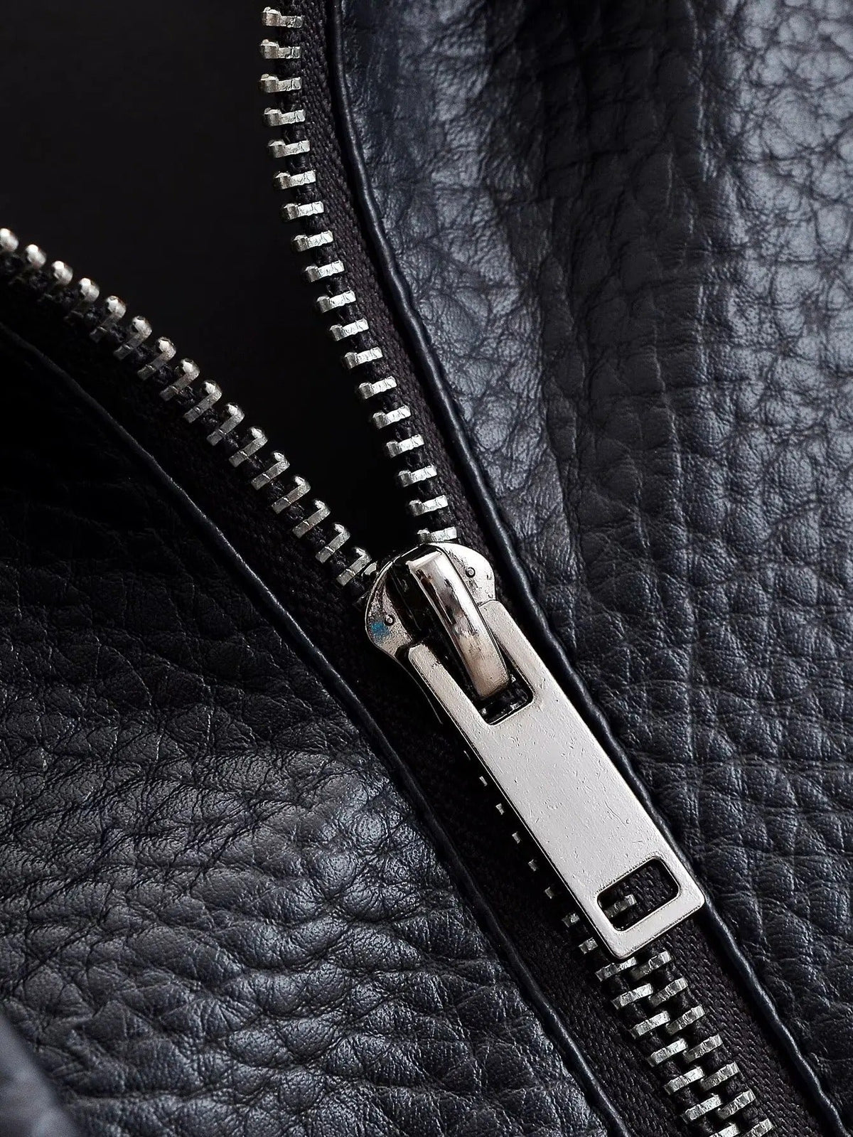 Dark Muse Oversized Leather Jacket
