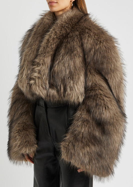 Sienna Faux Fur Cropped Jacket