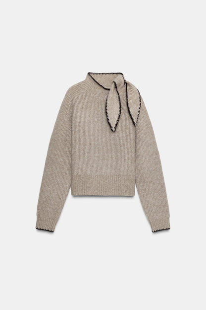 Amélie High Neck Knit