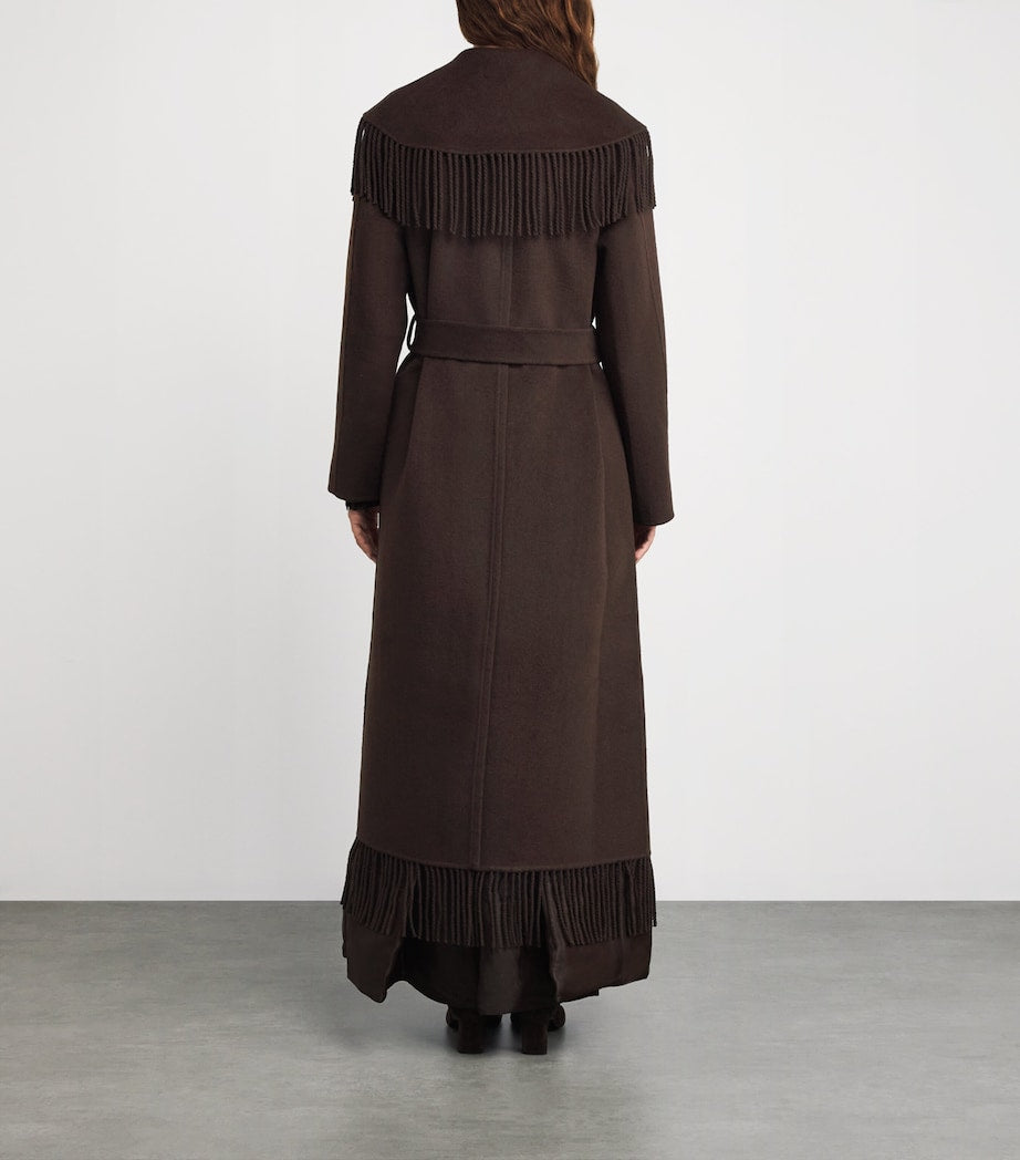 Brunelle Fringe Overcoat