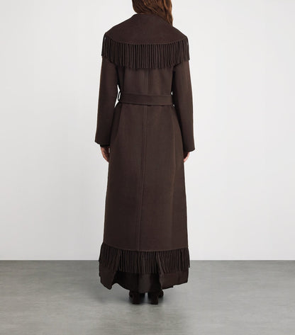 Brunelle Fringe Overcoat