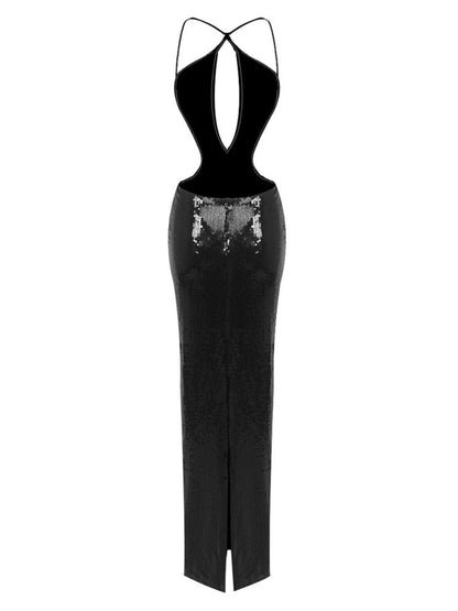 Nyxara Sequin Maxi Dress