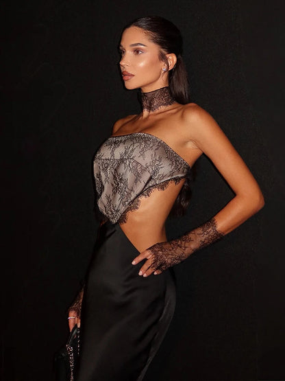 Bellantra Lace Maxi Dress