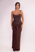Lumivara Sequin Maxi Dress