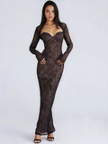 Dèsir Lace Maxi Dress