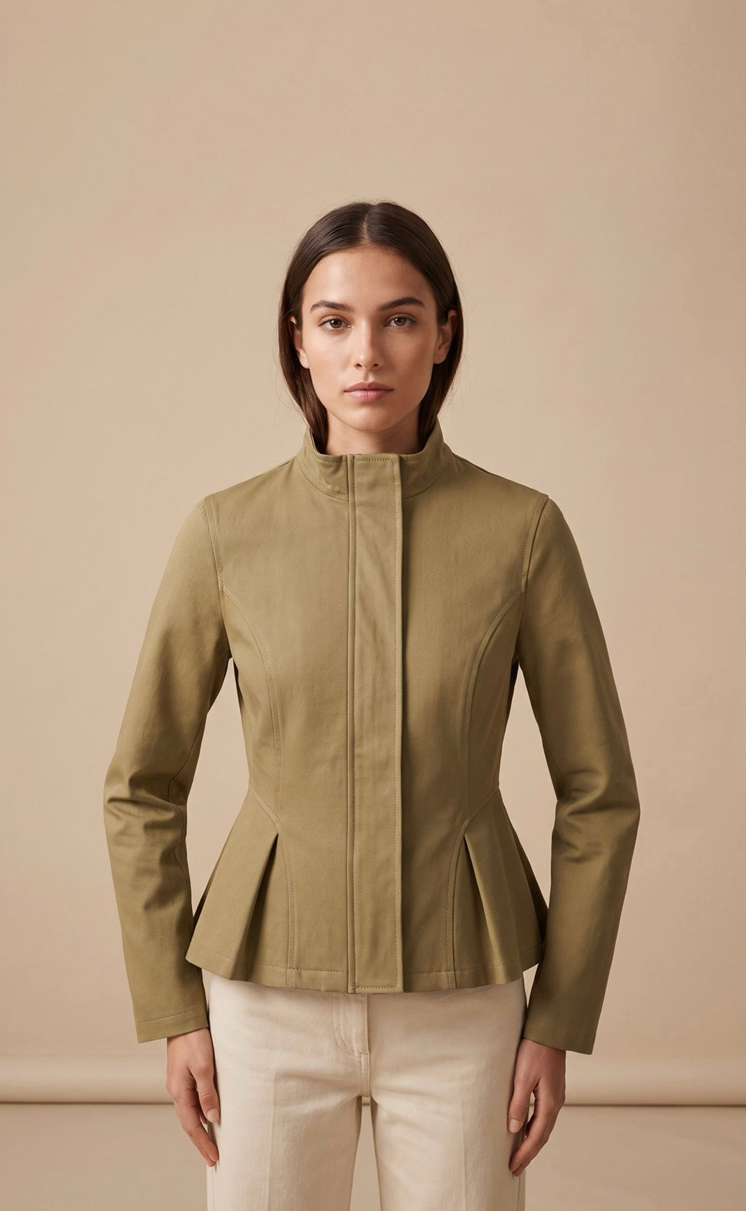 The Elise Sculpted Peplum Jacket