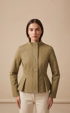 The Elise Sculpted Peplum Jacket