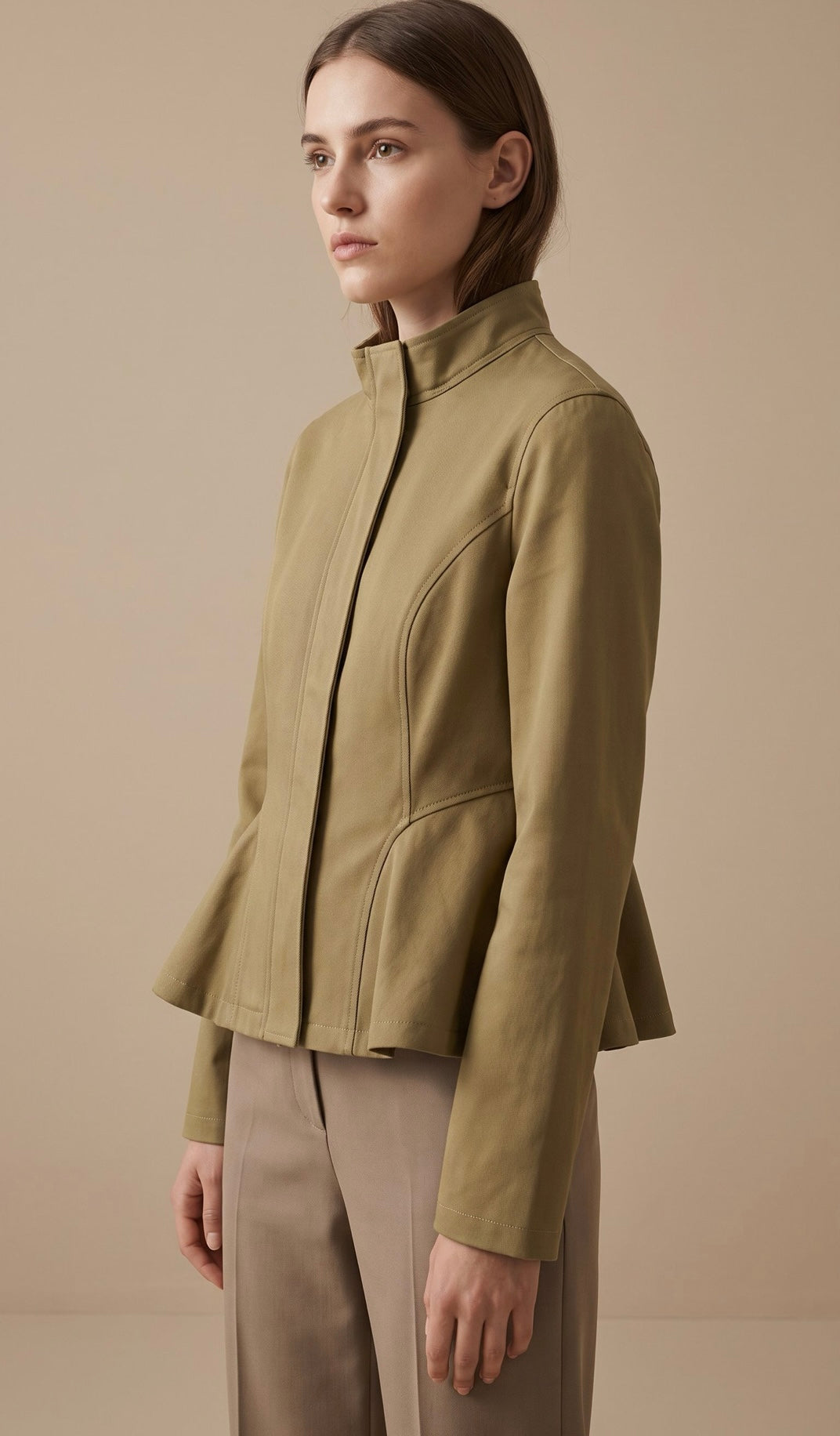 The Elise Sculpted Peplum Jacket