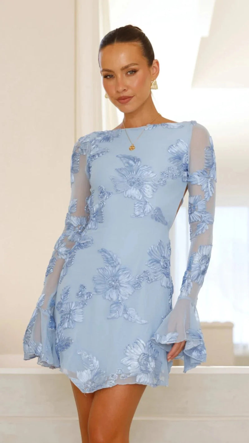 The Lost Alice A Line Mini Dress