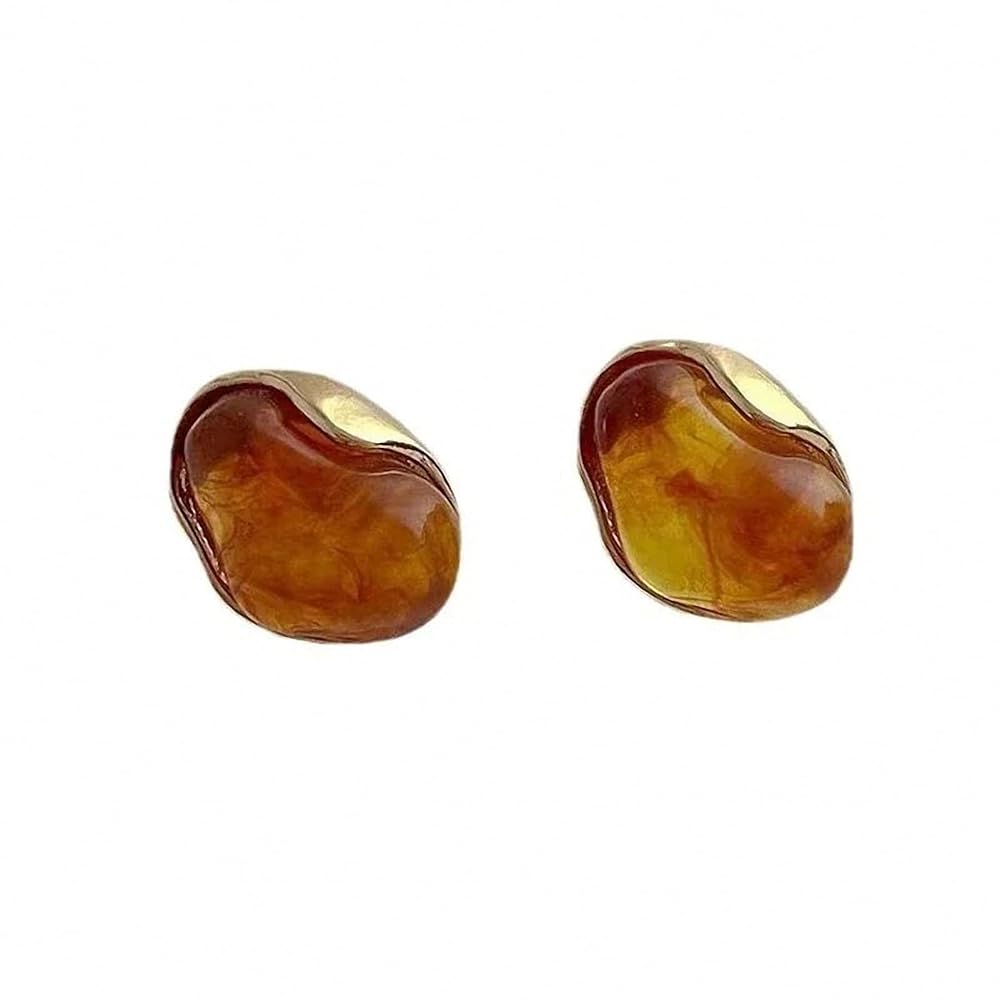 Ember Glow Tiger Stone Earrings