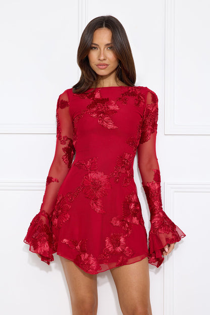 The Lost Alice A Line Mini Dress