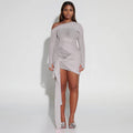 The Blush Allure Mini Dress