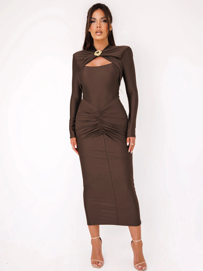 Brun Sucré – No.5 Long Sleeve Maxi