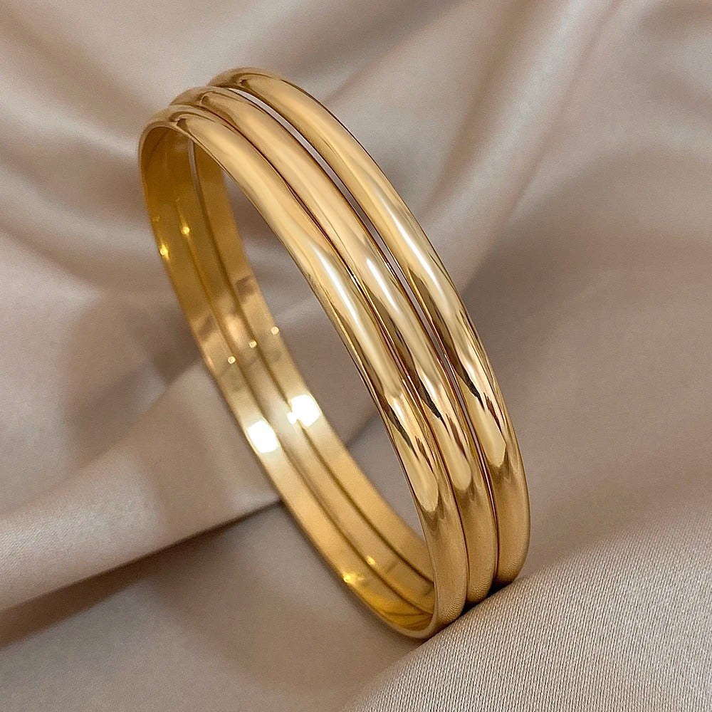 Golden Trinity Bangles