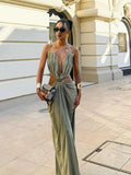 The Cannes Backless Maxi Dress