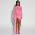 The Blush Allure Mini Dress