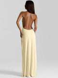 Monaco Halter Maxi Dress