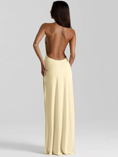 Monaco Halter Maxi Dress