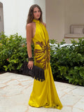 Sicily Halter Maxi Dress