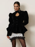 Black Collar Tailored Jacket