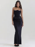 Noir Muse Maxi Dress