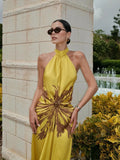 Sicily Halter Maxi Dress