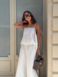 Paros Embroidered Cami Top