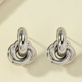 Twist & Knot Hoop Earrings