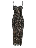L'Ombre Sheer Lace Maxi