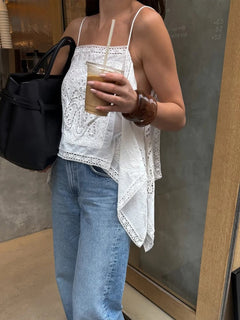 Paros Embroidered Cami Top
