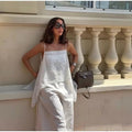 Paros Embroidered Cami Top