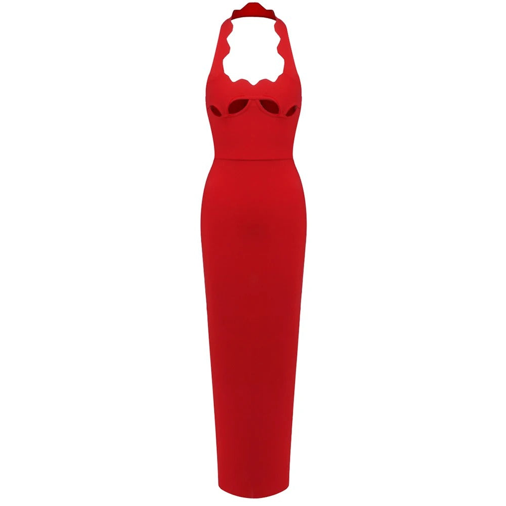 Selviera Halter Maxi Dress