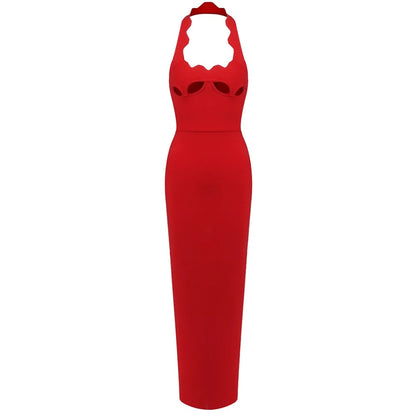 Selviera Halter Maxi Dress