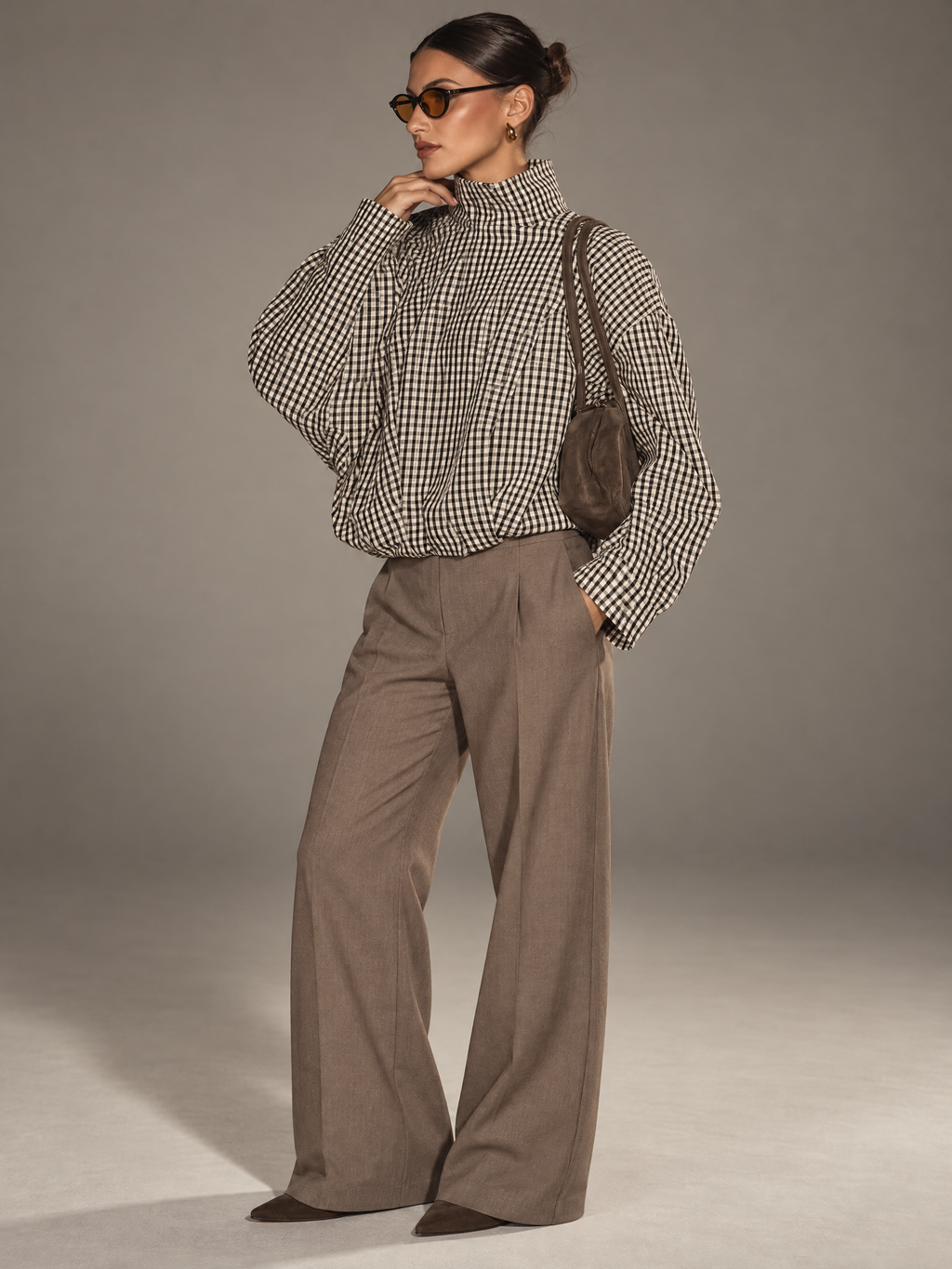 The Harper Plaid Bomber Jacket